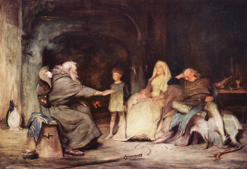 The Palmer (farvelitografi) af John (after) Pettie
