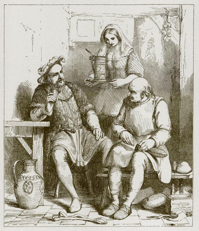 Kong Hal og skomageren af John Absolon