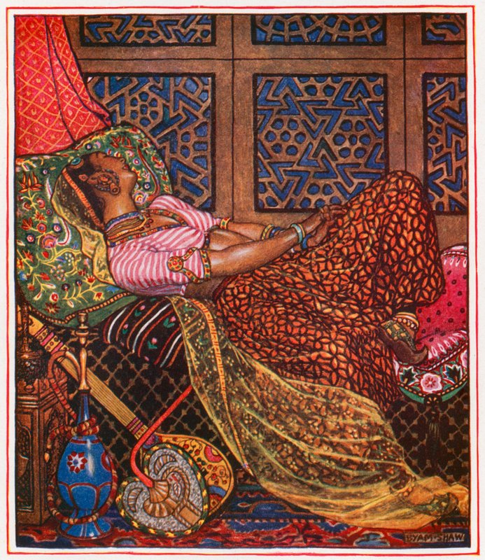 Zira i fangenskab af John Byam Liston Shaw