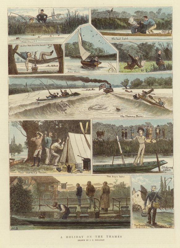 En ferie ved Themsen af John Charles Dollman