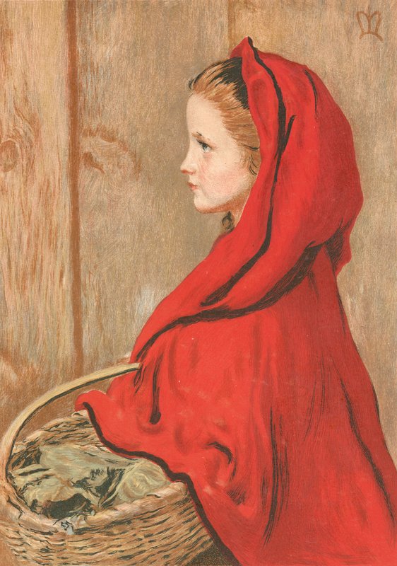Lille Rødhætte af John Everett Millais