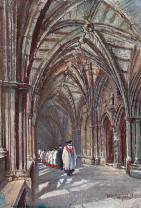 Cloisters of Westminster Abbey af John Fulleylove