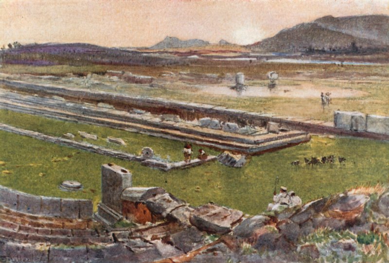 Megalopolis i Arcadia af John Fulleylove
