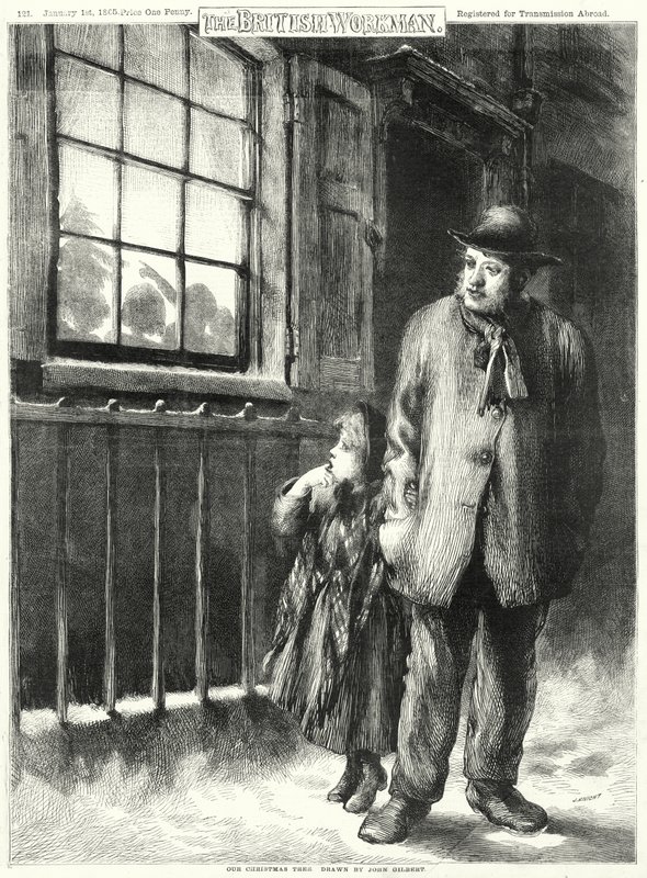 Vores juletræ (gravering) af John Gilbert