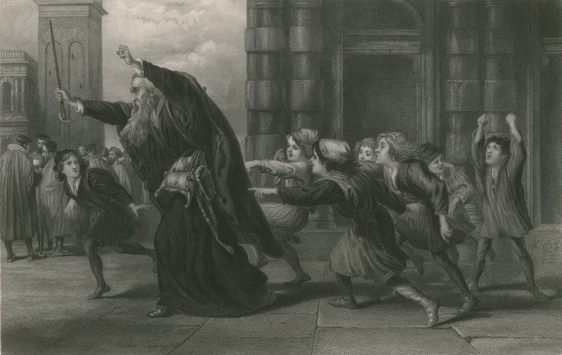 Shylock efter retssagen, købmand i Venedig af John Gilbert