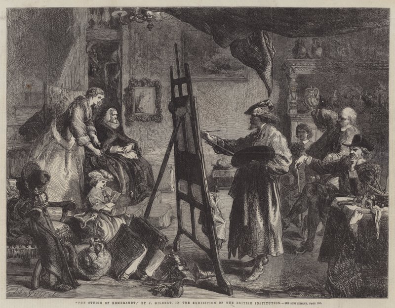 Rembrandts studie af John Gilbert