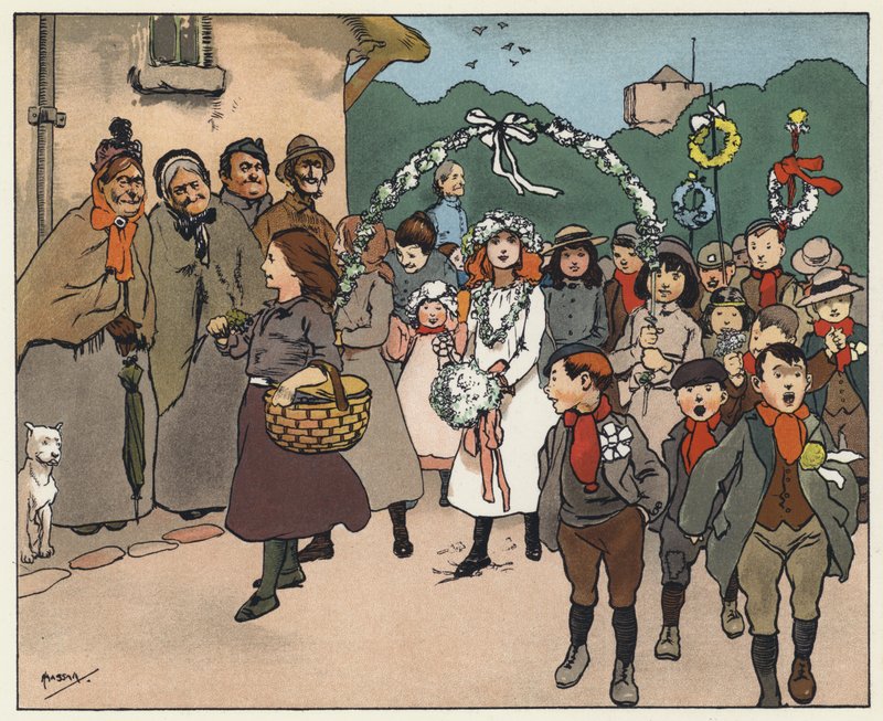 1. maj (farve litho) af John Hassall