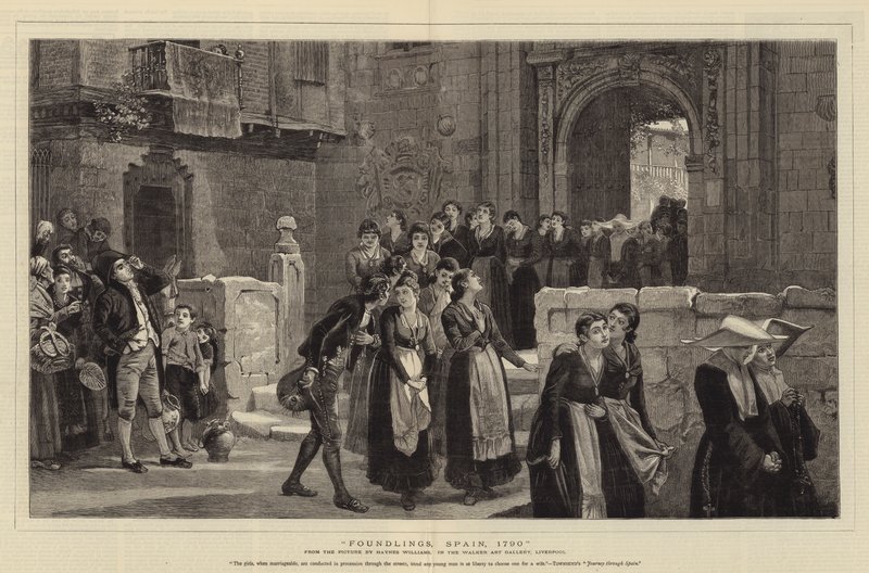 Foundlings, Spanien, 1790 af John Haynes Williams