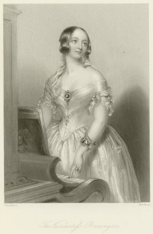 Viscountesse Barrington af John Hayter