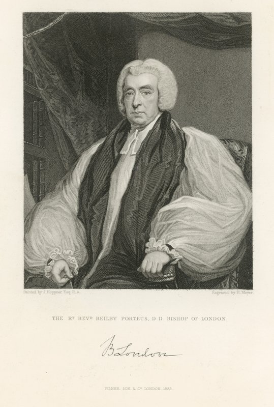 Portræt af Beilby Porteus af John Hoppner