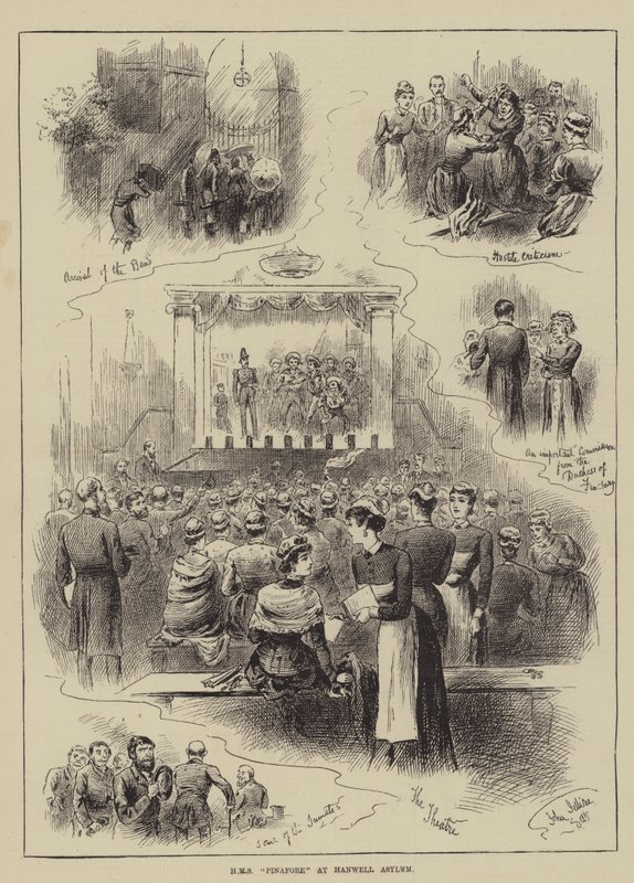 HMS Pinafore på Hanwell Asylum af John Jellicoe