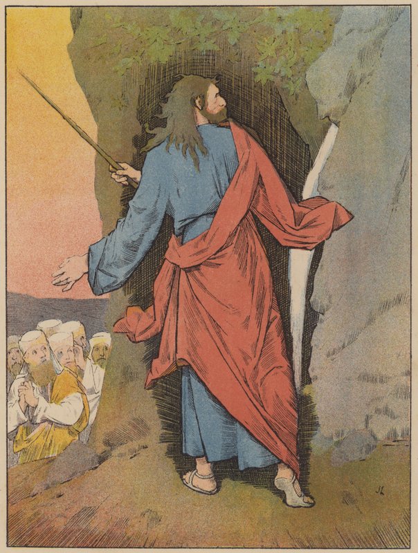 Moses slår klippen af John Lawson