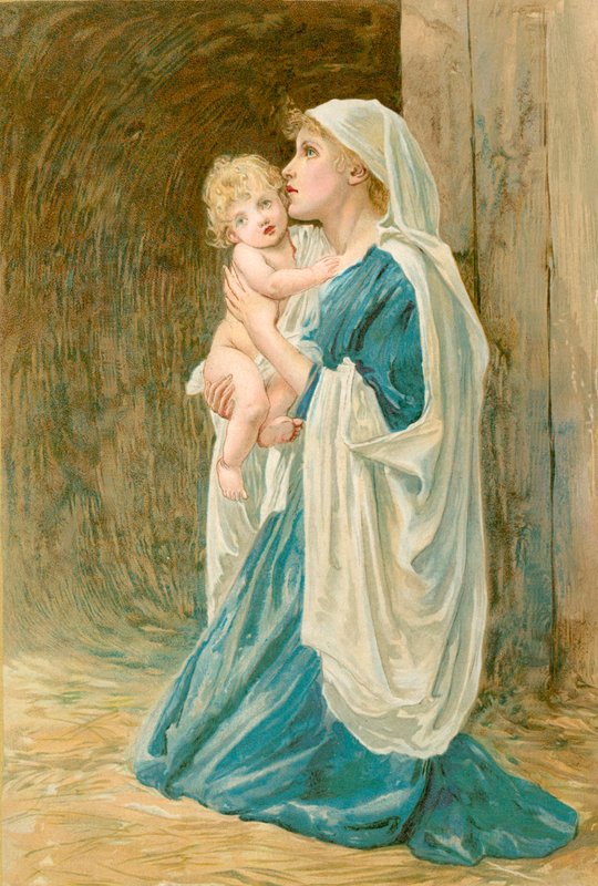 Jomfru Maria med Jesus af John Lawson