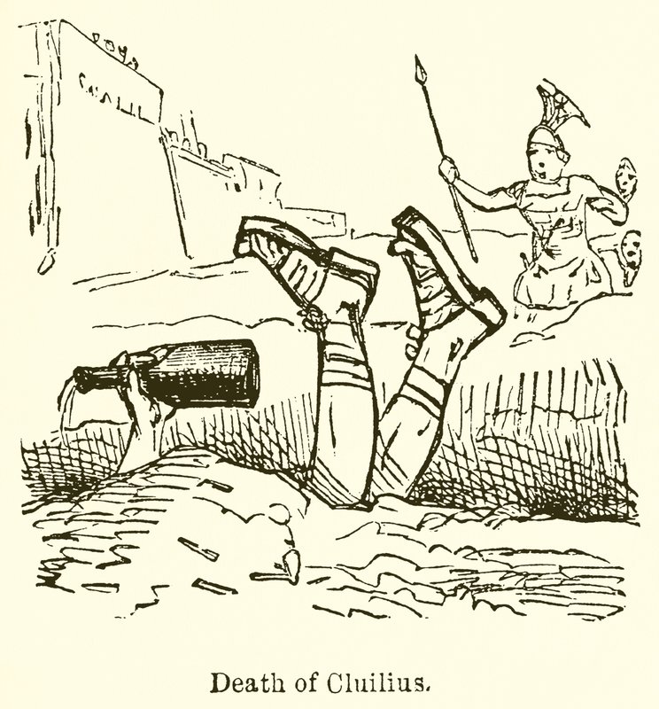 Cluilius død af John Leech