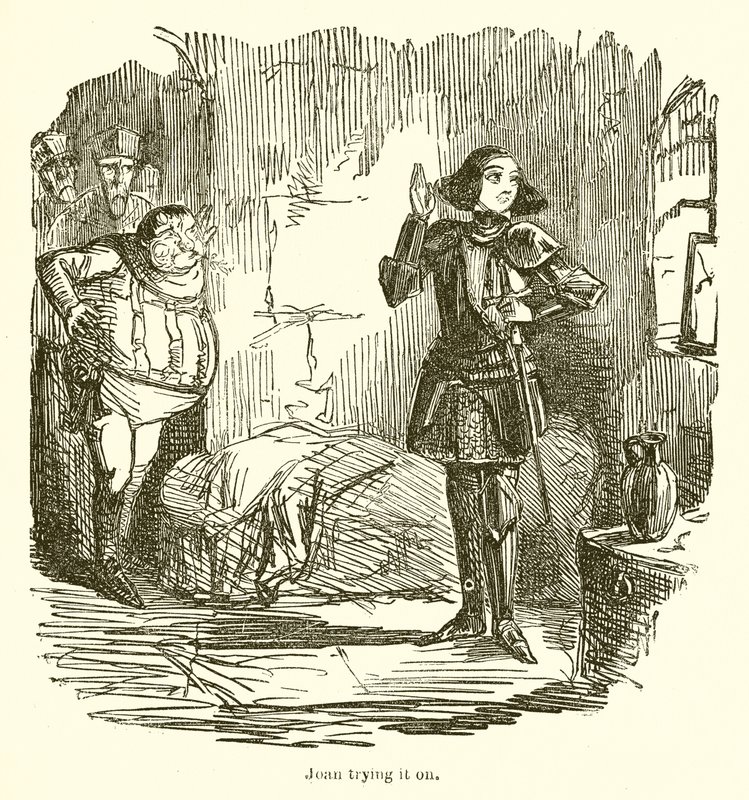 Joan prøver det af John Leech