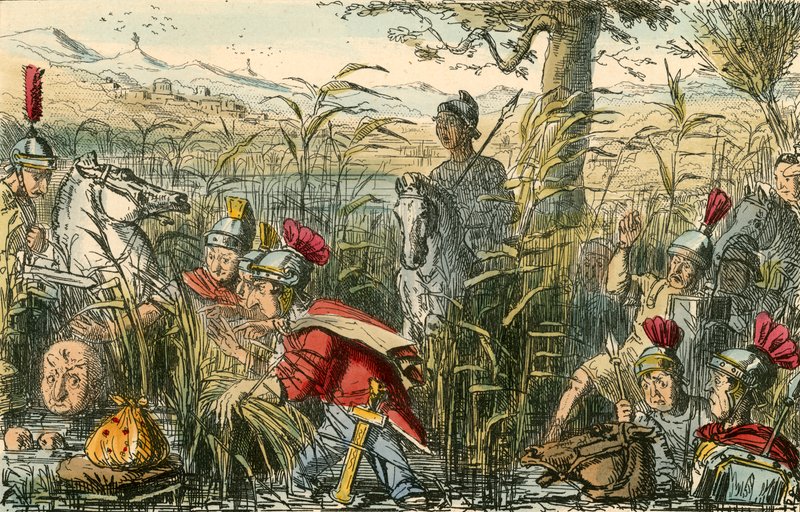 Marius fundet i marsken ved Minturnae af John Leech