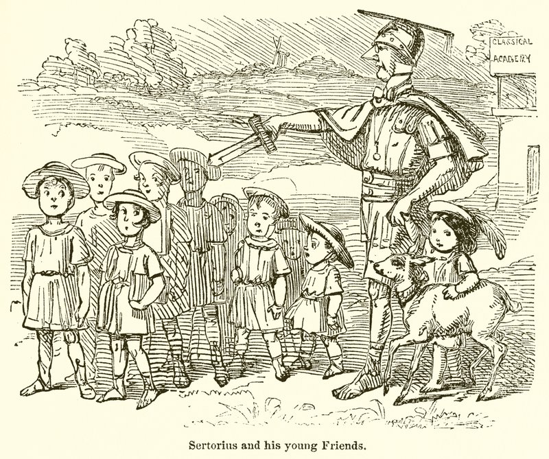 Sertorius og hans unge venner af John Leech