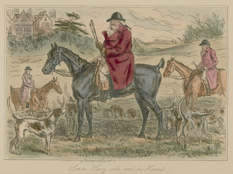 Simon Heavy-side og hans hunde af John Leech
