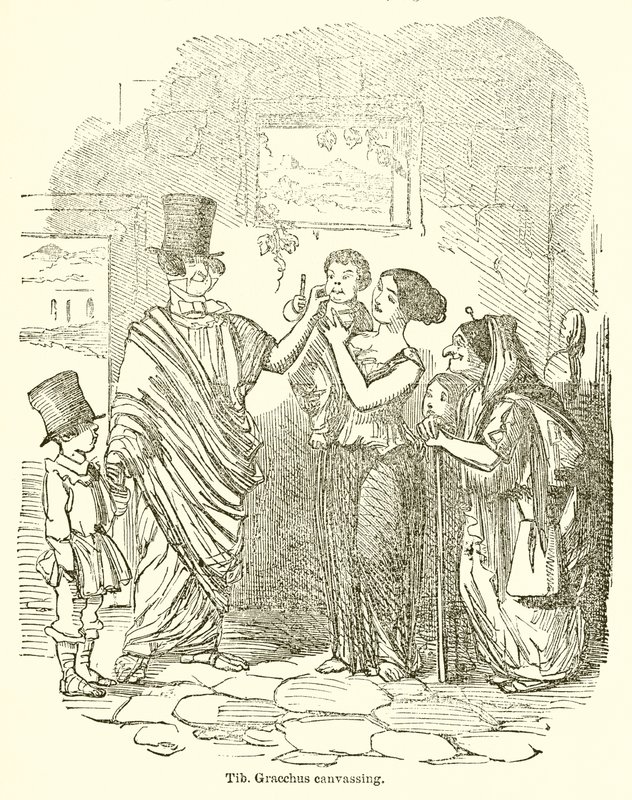 Tib. Gracchus Canvassing af John Leech