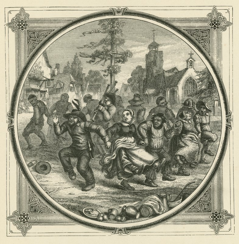 Krøbling vil altid lede dansen (gravering) af John Leighton