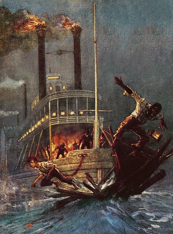 Huckleberry Finn af John Millar Watt