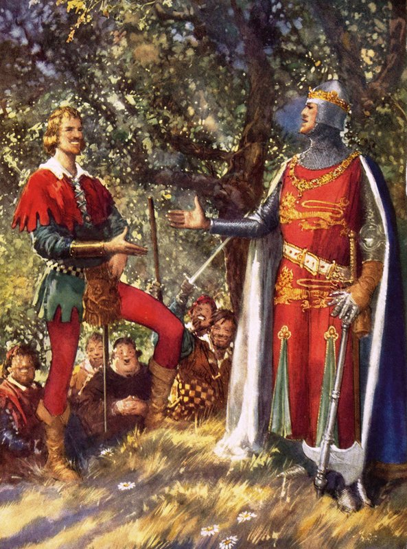 Robin Hood og Richard Løvehjerte af John Millar Watt