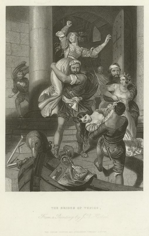 Brudene i Venedig af John Rogers Herbert