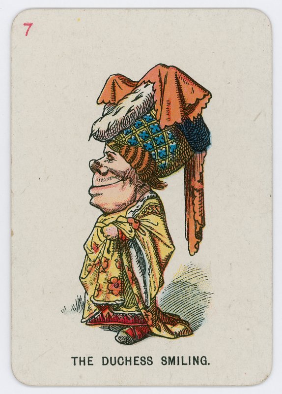 Hertuginden smiler af John Tenniel