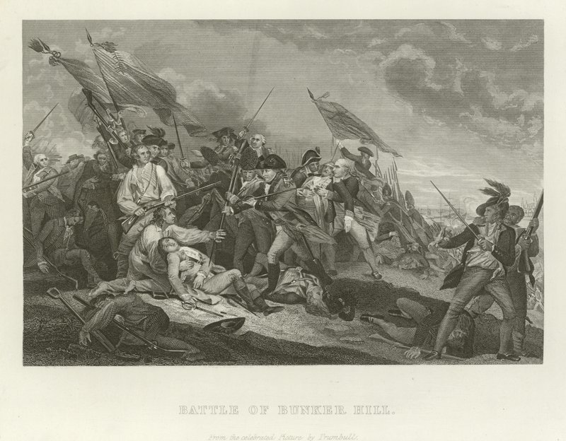 Slaget ved Bunker Hill af John Trumbull