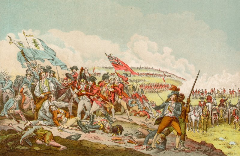 Slaget ved Bunker Hill af John Trumbull