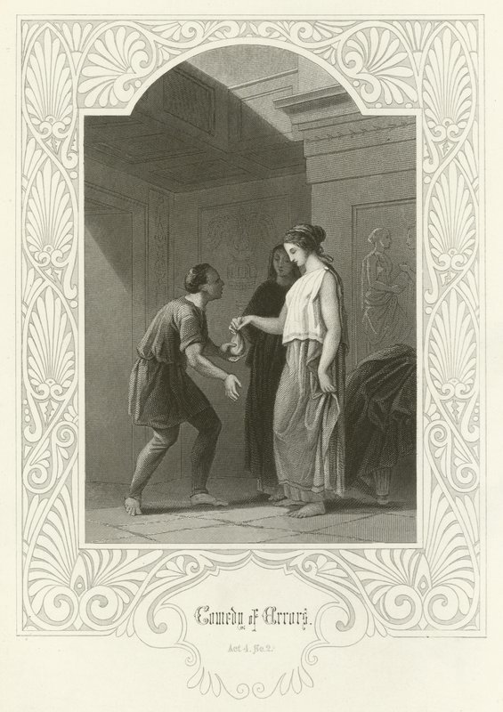 Comedy of Errors, Act IV, Scene ii af Joseph Kenny Meadows