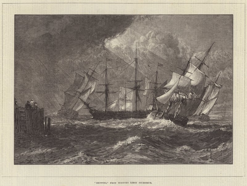 Forsendelse, fra Turners Liber Studiorum af Joseph Mallord William Turner