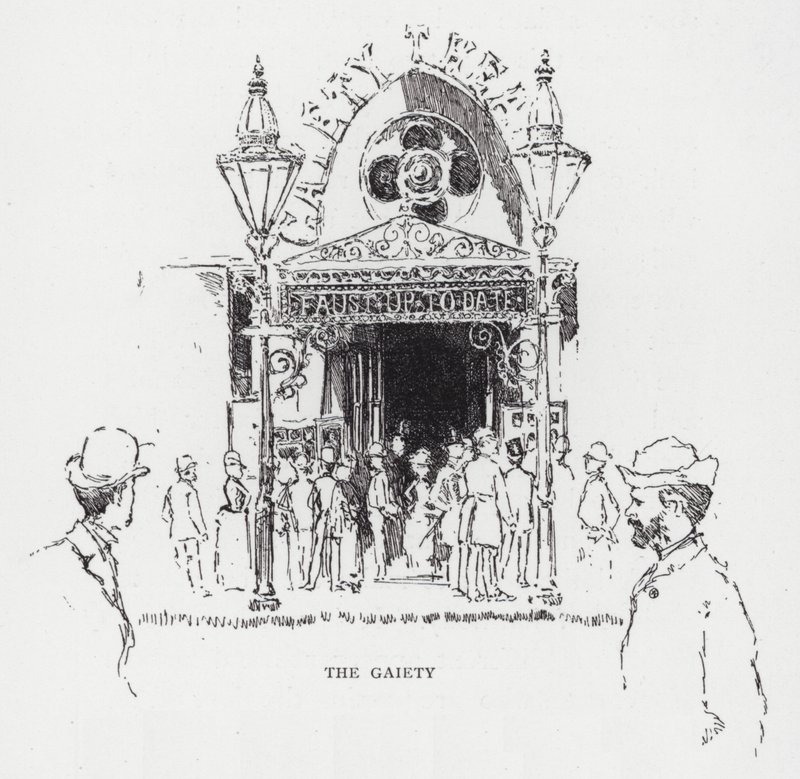 The Gaiety (litho) af Joseph (after) Pennell