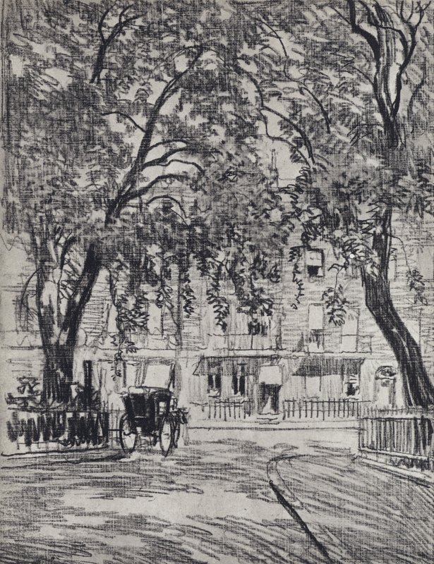 Woburn Square (litho) af Joseph (after) Pennell