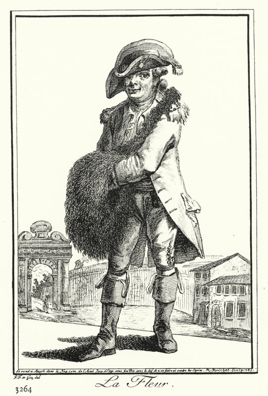 Blomsten (gravering) af Joseph Franz von (after) Goez