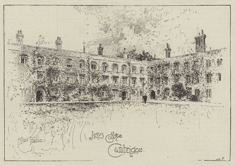 Jesus College, Cambridge af Joseph Holland Tringham