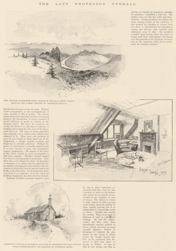 Afdøde professor Tyndall af Joseph Holland Tringham