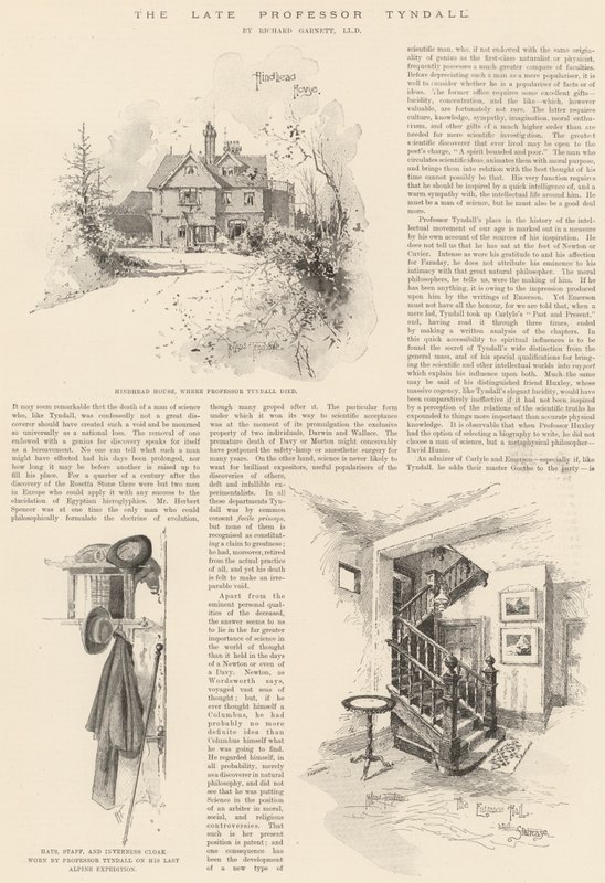 Afdøde professor Tyndall af Joseph Holland Tringham