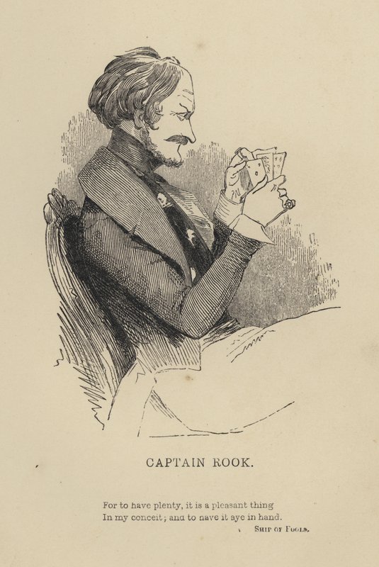 Kenny Meadows: Captain Rook (gravering) af Joseph Kenny (after) Meadows