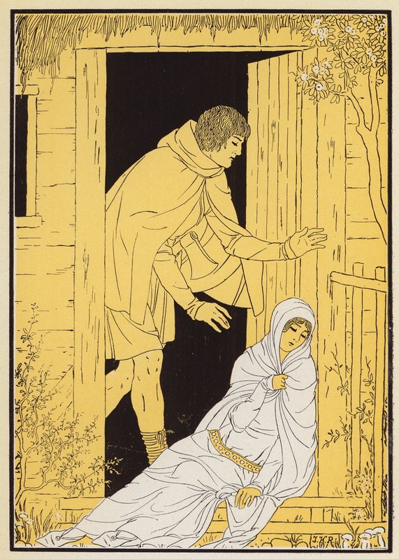 Berthe aux Grands Pieds (farvelitografi) af Joseph Kuhn Regnier