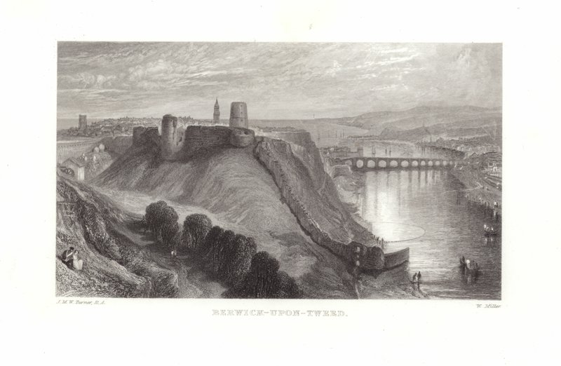 Berwick upon Tweed af Joseph Mallord William Turner