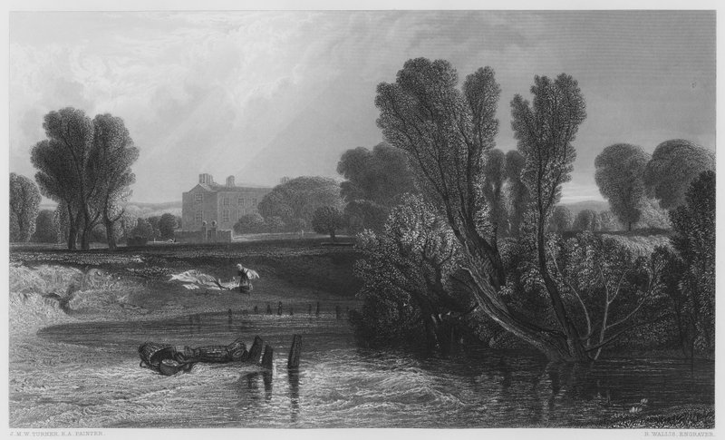 På Themsen af after Joseph Mallord William Turner