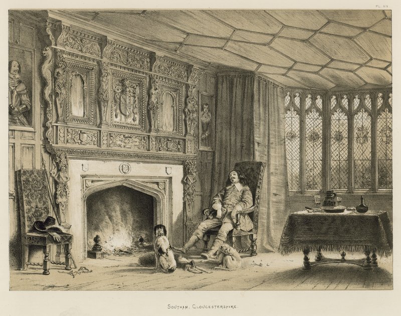 Southam, Gloucestershire af Joseph Nash