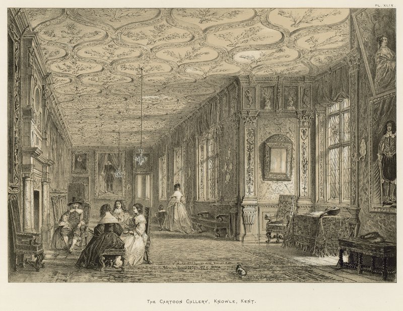 Tegneseriegalleriet, Knowle, Kent af Joseph Nash