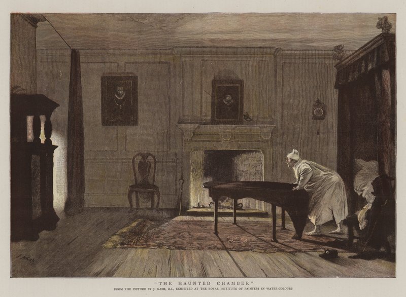 Det jagede kammer (chromolitho) af Joseph Nash