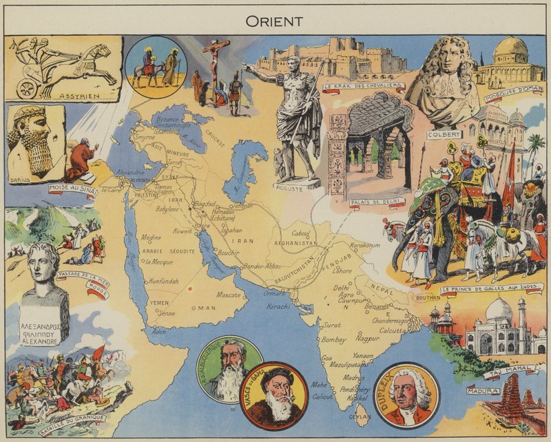 Orient (farvelitografi) af Joseph Porphyre Pinchon