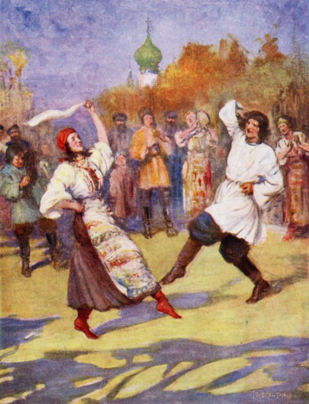 Russisk bondedans af Joseph Ratcliffe Skelton