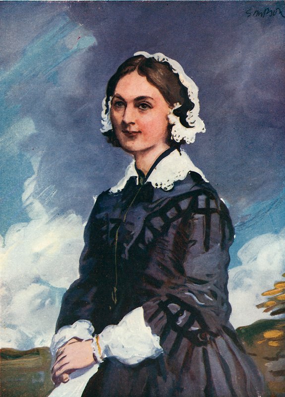 Florence nightingale af Joseph Simpson