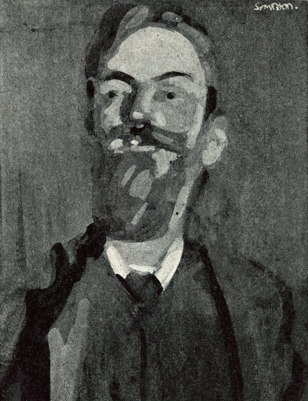 George Bernard Shaw af Joseph Simpson