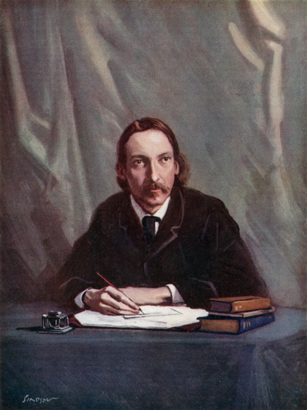 Robert Louis Stevenson, 1850-1894 af Joseph Simpson